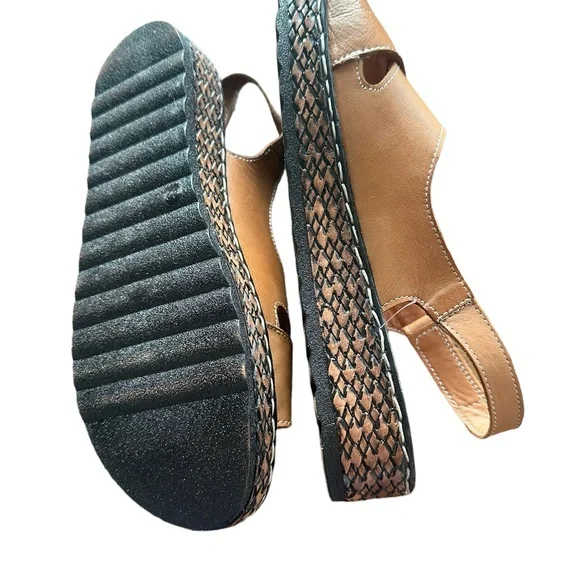 Spring Steps Hartley Slingback Leather Sandals size 10.5 - Picture 3 of 4